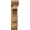Ekena Millwork Balboa Slat Rough Sawn Bracket w/ Offset Brace, Western Red Cedar, 6"W x 26"D x 26"H BKT0604X26X26BOA06RWR - alternate 2